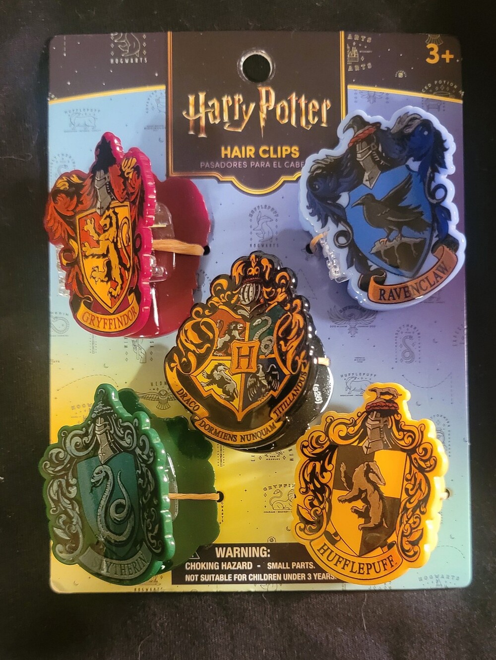 NWT! Harry Potter Set of Hair Clips Hogwarts Claw Clips